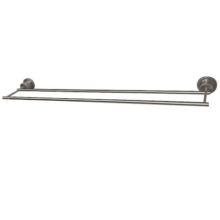 Kingston Brass BAH821330SN Concord 30" Double Towel Bar, Brushed Nickel BAH821330SN